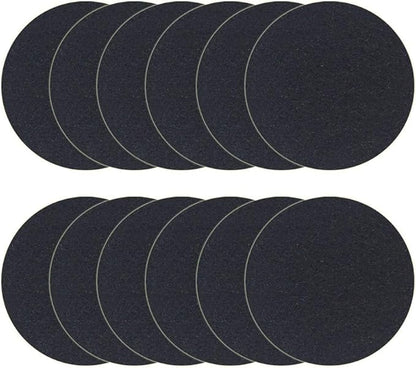 Abakoo Compost Bin Filters, 12 Packs, Activated Carbon Filters for Kitchen Compost Pail Filters Replacement for 1.6/1.8 Gallon Compost bin, 8.45 Inches, 6mm Thickness