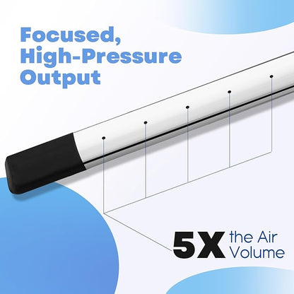 24" Air Filter, Radiator Cleaning Wand for High Efficiency Cooling Systems and Radiators, Water Air Cleaning Wands for Blow out Wash out Kit, Home Car Truck Power Washer Wand