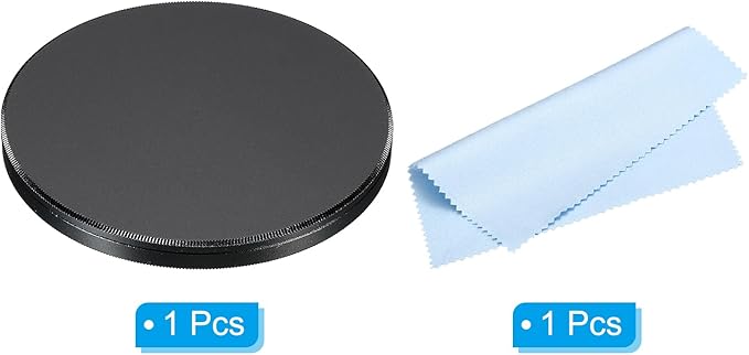 PATIKIL 72mm Lens Cap, Camera Lens Cap Cover Universal Lens Filter Stack Cap Front Metal Protective Case Cover with Cleaning Cloth for Photography Camera Filter
