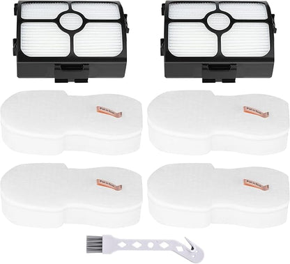 HZ4002 Filter Replacement for Shark HZ3002 HZ3000 Stratos Ultralight Corded Stick Vacuum Accessories Spare Part, 2 HEPA & 4 Foam & Felt Filters Kit, Compare to Part # XFFKHZ3000 XHFHZ3000