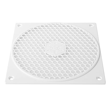 Silverstone Technology FF121 White Colored 120mm Fan Filter with Honeycomb Grille, SST-FF121W