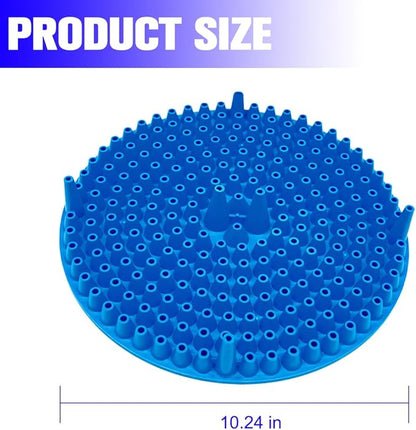 2PCS Car Wash Bucket Grit Trap Insert, 10.2" Vehicle Detailing Washing Filters for Dirt & Debris Trapping, Auto Collecting Sediment Cleaning Tool, Universal for SUV Sedan Truck (Blue)