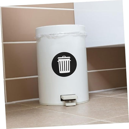 DOITOOL 12pcs Trash Can Recycling Labels Garbage Bin Stickers for Easy Waste Sorting Self-Adhesive Decals for Indoor Outdoor Use