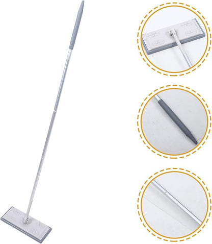 Detachable Handle Dust Mop with Reusable Dry and Wet Cleaning Pads, Convenient No Wash Floor Cleaning Mop for Hardwood, Tile, and Laminate Floors, Suitable for Home and Office Use