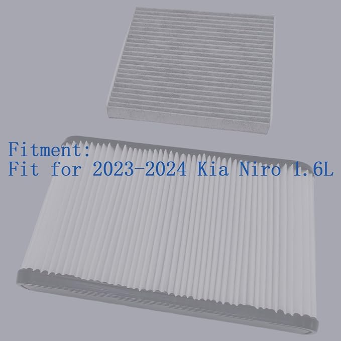 Engine & Cabin Air Filter Fit for 2023-2024 Kia Niro 1.6L Replace 28113-AT100 97133-N9100 28113AT100 97133N9100