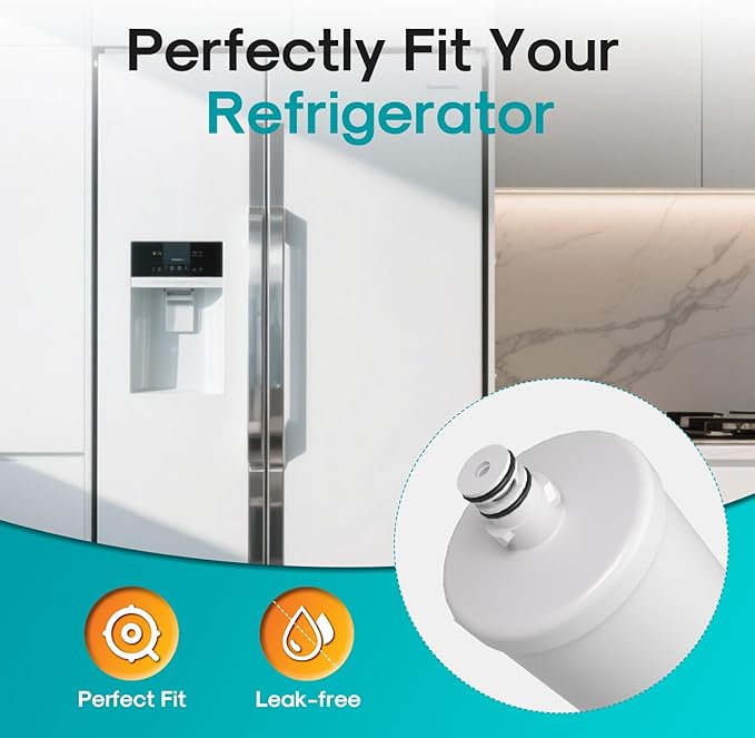 ICEPURE PRO 5231JA2002A NSF401&473&53&42 Certified Refrigerator Water Filter Replacement for LG LT500P, GEN11042FR-08, ADQ72910911, ADQ72910901, ADQ72910907, Kenmore 9890, 469890, LFX25974ST, 3PACK
