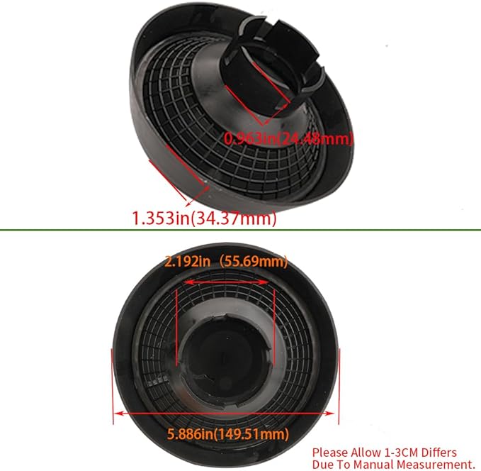 TurboGuard Air Filter with Rain Cap Compatible with Vanguard Engines, Donaldson OEM 809907 Replacement, Durable Air Cleaner for Outdoor Power Equipment