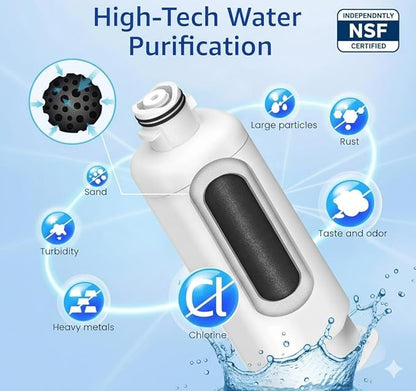 Samsung® HAF-CIN/EXP DA29 Water Filter Replacement – Compatible with DA29-00020B – Carbon Block 99% Contaminant Reduction – Fresh Water & Ice – 6 Month Life 1 PACK