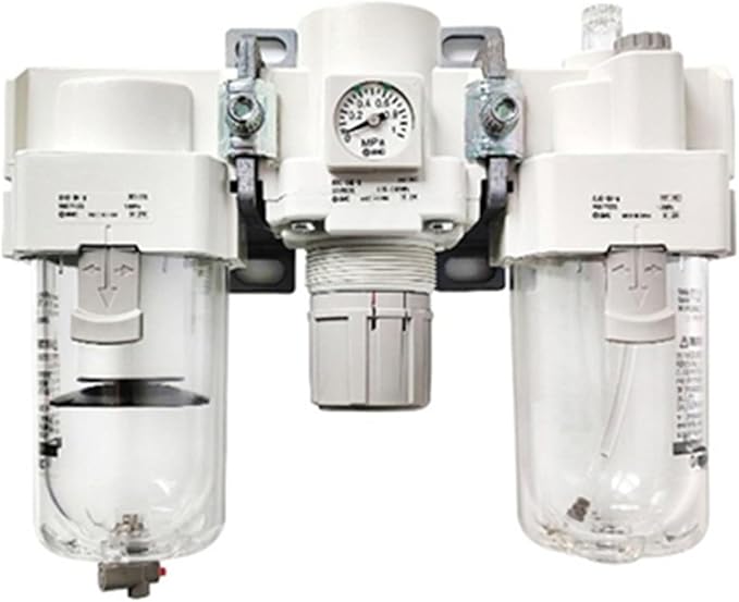1pc Air Combination Air Filter + Regulator + Lubricator AC AC-B AC40 AC40-03/04-B 03G 04G 03E 04E 03D 04D 03C 04C 03CG 04CG DE(AC40-03CE-B)
