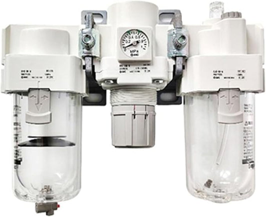1pc Air Combination Air Filter + Regulator + Lubricator AC AC-B AC40 AC40-03/04-B 03G 04G 03E 04E 03D 04D 03C 04C 03CG 04CG DE(AC40-03CE-B)