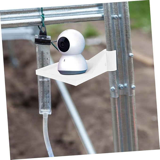 BESPORTBLE 4pcs Corner Shelf for Grow Tents Bracket for Hygrometer Camera Planting Equipment Integrated Storage for Organized Indoor Gardens White Planting Tent Accessory