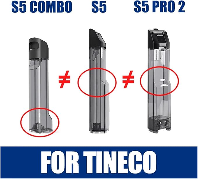 Clean/Dirt Water Tank Replacement,Compatible For Tineco,FLOOR ONE S5 / S5 PRO 2 Smart Wet/Dry Vacuum Cleaners Accessories Parts Large Capacity(DWT1)