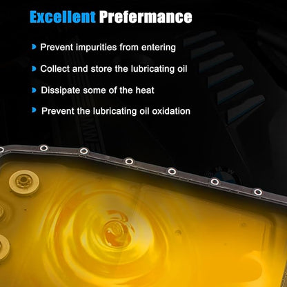 AUCERAMIC 6HP26 Transmission Oil Pan with Filter and Gasket Kit for BMW 745Li X5 24117571227 24152333903