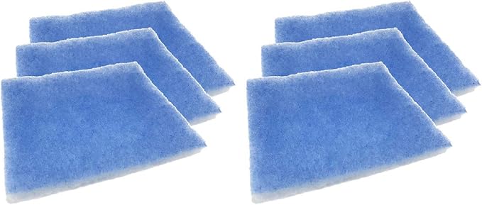 Nispira Replacement Polyester Filters Compatible with BetterVent Indoor Lint Dryer Vent, A pack of 6 Filters