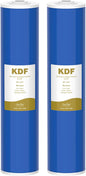 SimPure Whole House Water Filter Cartridges 20" x 4.5" GAC/KDF Carbon and Heavy Metal Filter, For DB20P, WHB20, FG25B-KS, WGB32B-KS, ‎FLTWH2045K, 2 Pack