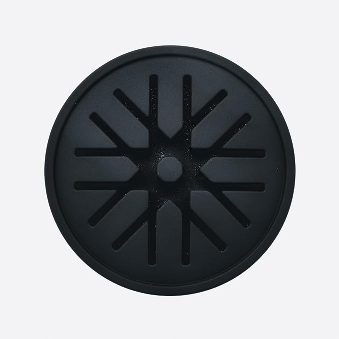 Normcore Puck Screen Stand - Silicone Puck Screen Holder - Compatible with 58.5mm 53.3mm 51mm Reusable Coffee Filters and Espresso Machine Portafilter Basket - Black