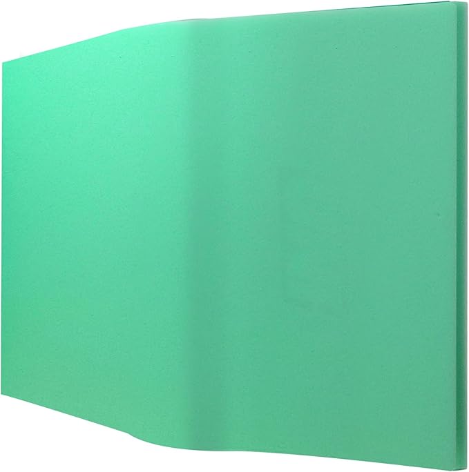 Foam Air Filter Material Replacement for Uni BF-1 BF1 Filter, 14" X 17" X 5/8" Green Fine Air Filters Foam Sheet 65-PPI for Motorcycle ATV Dirt Bike Most Small Engines - Universal and Cuttable