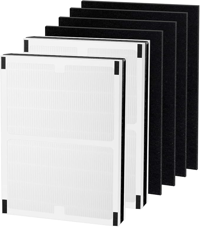 IAF-H-100A IDYLIS A Filter Replacement, Compatible with Idylis IAP-10-100, IAP-10-150, AC-2119 Air Purifier, Replaces Part#IAF-H-100A, 2 Pack