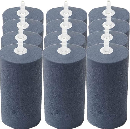 Large Air Stone, Air Stone Hydroponics, 4 x 2 Inch Large Air Stone Cylinder Bubble Diffuser for Aquarium, Fish Tank, Pond and Hydroponics Air Pump, Growing System, Circulation