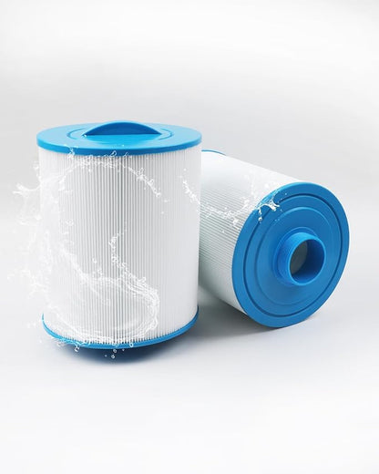 PAS50SV Hot Tub Filter Replaces Artesian Spa Filter, Magnum AR50, PAS50SV-F2M, 6CH-502, FC-0311,06-0006-12,Master Deluxe M60506,Baleen AK-90161,Excel Filters XLS-604 Spa Filter, 2 Pack
