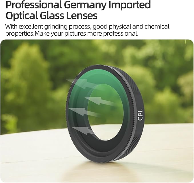 Black Mist 1/4 Lens Filter Compatible with Insta363 GO Ultra Camera Accessories Waterproof Scratch-Resistant