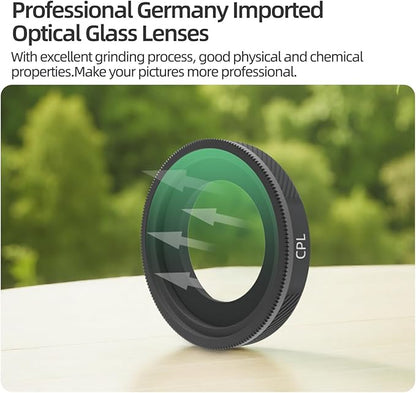 Black Mist 1/4 Lens Filter Compatible with Insta363 GO Ultra Camera Accessories Waterproof Scratch-Resistant