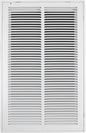 16"W x 25"H [Duct Opening Size] Steel Return Air Filter Grille - Removable Face/Door for 1 inch Filters -HVAC Vent Cover Grill - White [Outer Dimensions: 18 5/8"W X 27 5/8"H]
