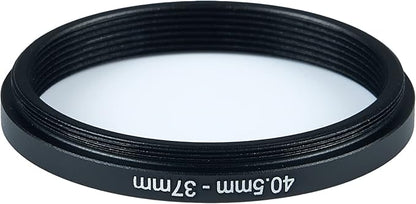 40.5mm to 37mm Step-Down Ring Filter Adapter for All Brands UV ND CPL Metal Ring Step-Down Rings Adapter Filter (40.5mm-37mm)