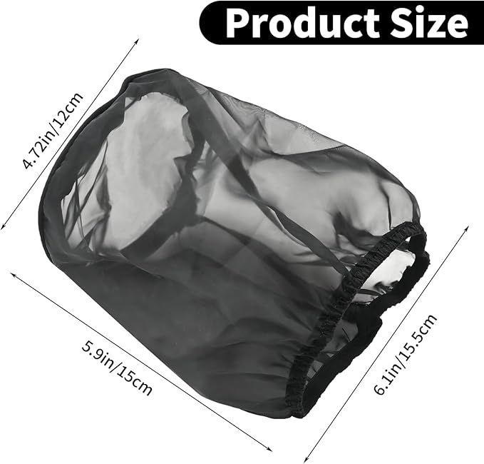 Air Filter Cover, Dustproof Wrap for Car Cold Air Intake Filter, Replacement for Harley Touring, Universal Fit for Air Intake Filters