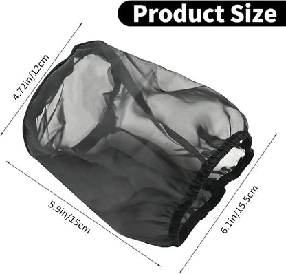 Air Filter Cover, Dustproof Wrap for Car Cold Air Intake Filter, Replacement for Harley Touring, Universal Fit for Air Intake Filters
