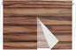 Western Barn Door Magnetic Double Layer Car Window Shades,Side Window Curtains for Blackout/Breathable Mesh View,Country Farmhouses Wooden Grain Brown Heat Protection Privacy Sun Shades 26x20in 1pcs