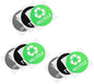9pcs Trash Can Stickers for Waste Sorting Self-Adhesive Garbage Classification Labels for Recycling