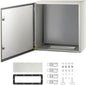VEVOR NEMA Steel Enclosure, 24 x 24 x 12'' NEMA 4X Steel Electrical Box, IP66 Waterproof & Dustproof, Outdoor/Indoor Electrical Junction Box, with Mounting Plate