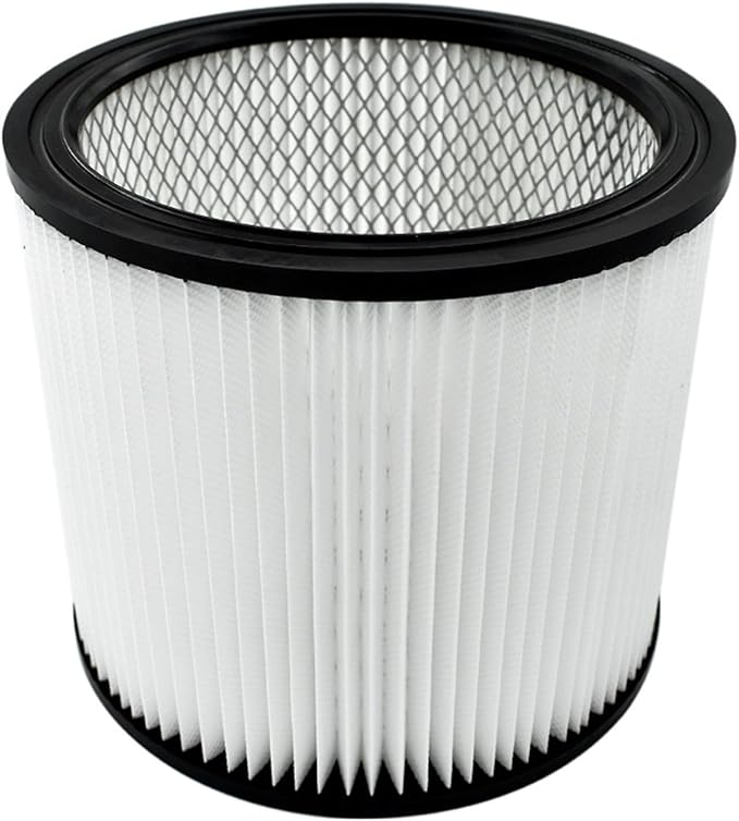 Keenso Iron Fabric Cotton Vacuum Cleaner Filter Replacement for 90350, 90304, 90333, Ideal for Concrete Powder and Plasterboard