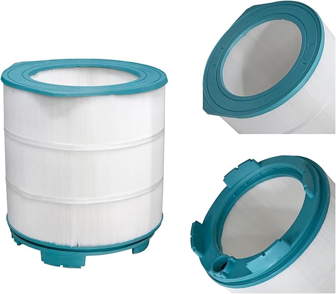 Pool Filter S8M150 Sta-Rate System 3 170147 Pentair Modular Media 450 25022-0203s-25021-0202s Inner and Outer Cartridge Replacement Kit (Teal)