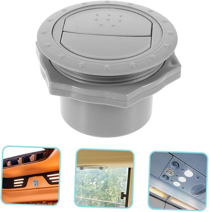 Cabilock 2pcs Air Conditioning Outlet Small Vent Return Adjustable Air Vent Louver Spherical Air Vent Greenhouse Vent Round Vent Foundation Vents Vinyl Soffit Attic Vent Plastic