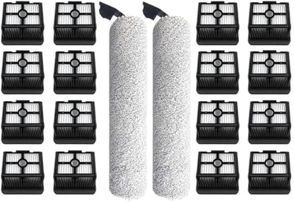 Scrubber Wiper Filter Soft Brush Wet and Dry Vacuum Cleaner Spare Part，Compatible for Dreame， M13 / H13 Accessories(Set C)