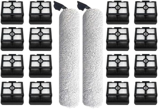 Scrubber Wiper Filter Soft Brush Wet and Dry Vacuum Cleaner Spare Part，Compatible for Dreame， M13 / H13 Accessories(Set C)