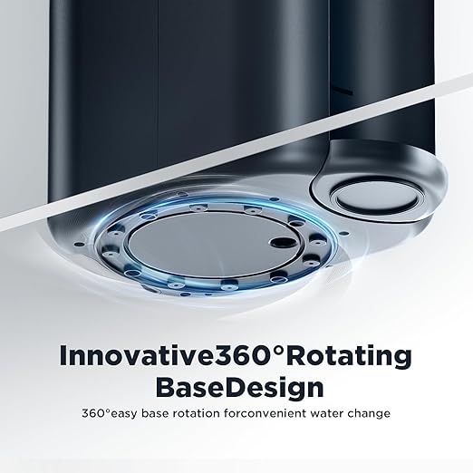 Countertop Reverse Osmosis Water Filter, 5 Stage RO Water Filtration System with UV, 4:1 Pure to Drain, Innovative 360° Swivel Base, Portable No Installation Water Purifier with Water Pitcher