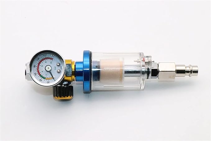 M5RU Sand Blaster Gun Kit Spray Gun Air Regulator Gauge+in-line Water Trap Filter Tool+EU Adapter Pneumatic Spray Gun Accessories