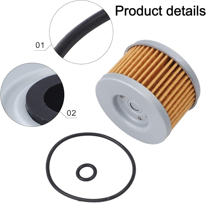 Efficient Oiling System Components Oil Filter with Gaskets Set for Honda ATV Models TRX250, TRX300, ATC350X