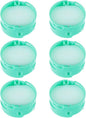 Odor Neutralizer Cartridge Replacement for Shark Vacuum Cleaner, Compatible with AZ3000 AZ3002 HZ3000 HZ3002 IZ862H IZ562H ZD550, 6pcs Green Original, 1.5 inches, HEPA, VACUUM FILTER, Filter