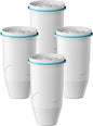 Compatible with Zero Pitchers and Dispenser, 0 TDS Premium Filtration, Fit for ZR-001 ZR-004 ZP-006 ZR-017 ZS-008 Filters, reducing Lead, Chromium, and Contaminants by Sensiblopt, 4 Pack