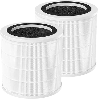 2-Pack H7126 Replacement Filter Compatible with GoveeLife H7126 Purifier, 3-in-1 Filters