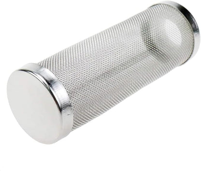 Xiaoyztan Aquarium Filter Cover,0.63 Inch / 16mm Stainless Steel Aquarium Filter Intake Cover,Shrimp Filter Guard Metal Fish Tank Filter Intake Strainer,Pack of 1