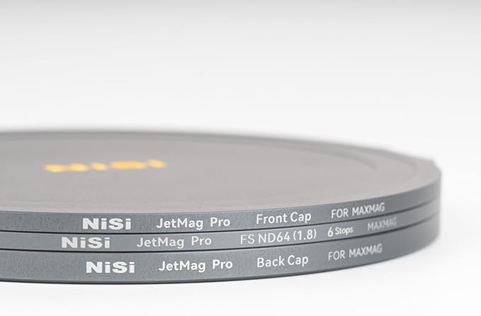 NiSi - JetMag Pro MAXMAG Lens Back Cap - Durable Magnetic Lens and Filter Protector for MAXMAG Size Filters - Quick Attach and Secure Lock, Lightweight, Slim Magnetic Cap for Easy Travel and Storage