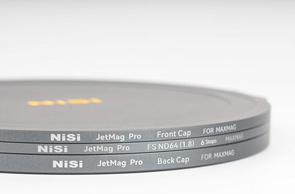 NiSi - JetMag Pro MAXMAG Lens Back Cap - Durable Magnetic Lens and Filter Protector for MAXMAG Size Filters - Quick Attach and Secure Lock, Lightweight, Slim Magnetic Cap for Easy Travel and Storage