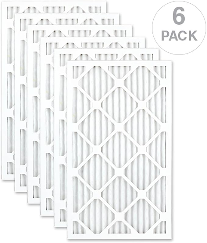 AIRx HEALTH 14x24x1 MERV 13 Pleated Air Filter - Made in the USA - Box of 6