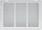 18"W x 12"H [Duct Opening Size] Steel Return Air Filter Grille - Removable Face/Door for 1 inch Filters -HVAC Vent Cover Grill - White [Outer Dimensions: 20 5/8"W X 14 5/8"H]