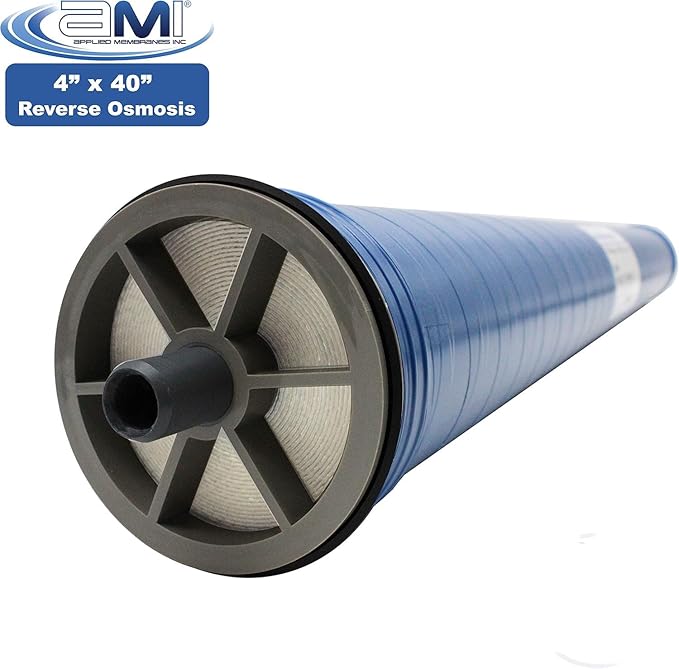 4x40 Reverse Osmosis Membrane Element for Tap Water | 2400 GPD at 225 psi | 99.5% Rejection | Replacement Commercial RO Membrane | Applied Membranes USA M-T4040A (Replaces TW30-4040)…